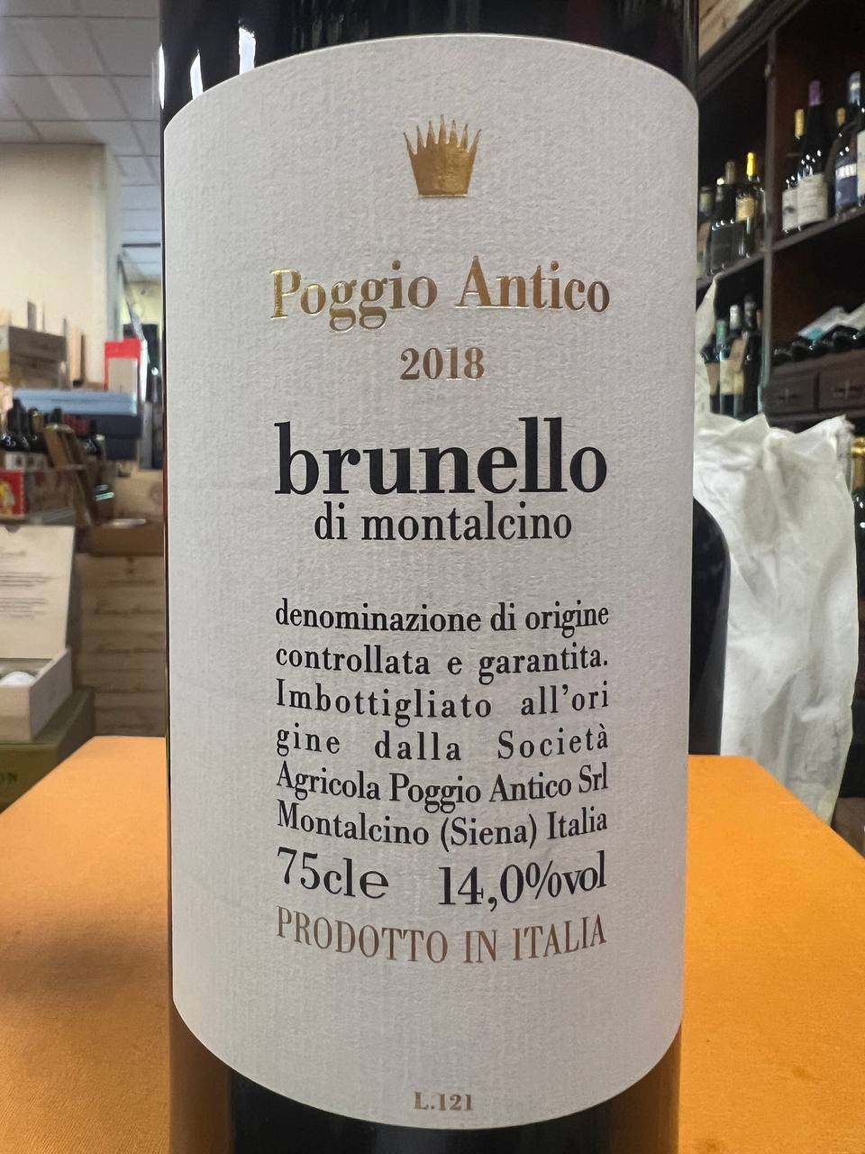 Brunello di Montalcino 2018 Poggio Antico