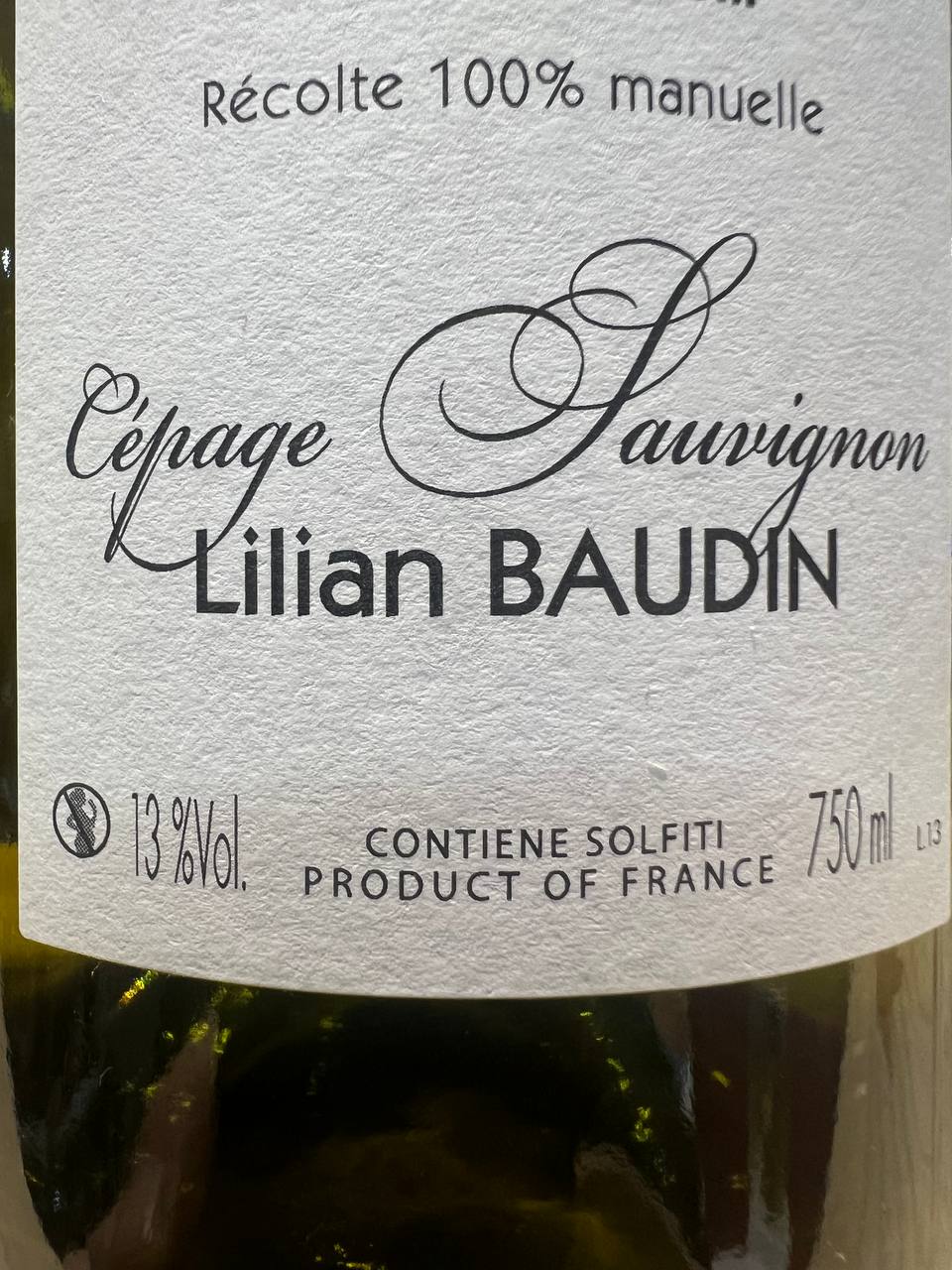 Pouilly-Fumé Les Charmes 2023 Lilian Baudin