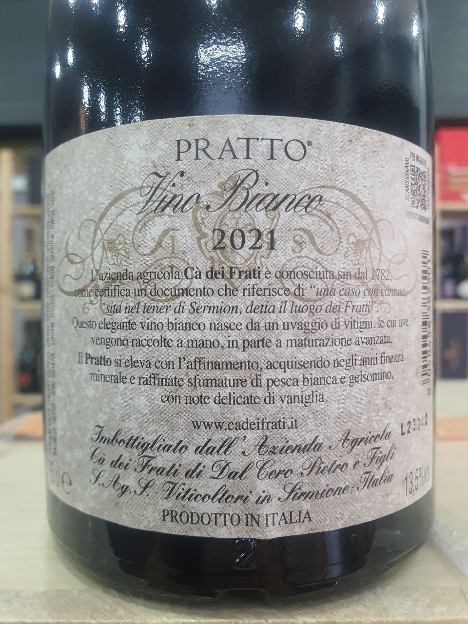 Pratto 2021 Vino Bianco Ca' dei Frati