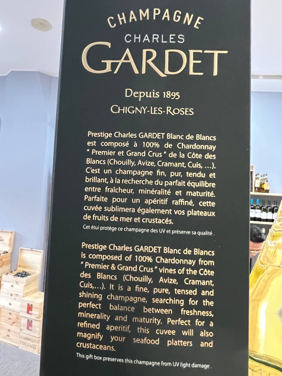 Prestige Gardet Champagne Blanc de Blancs Brut