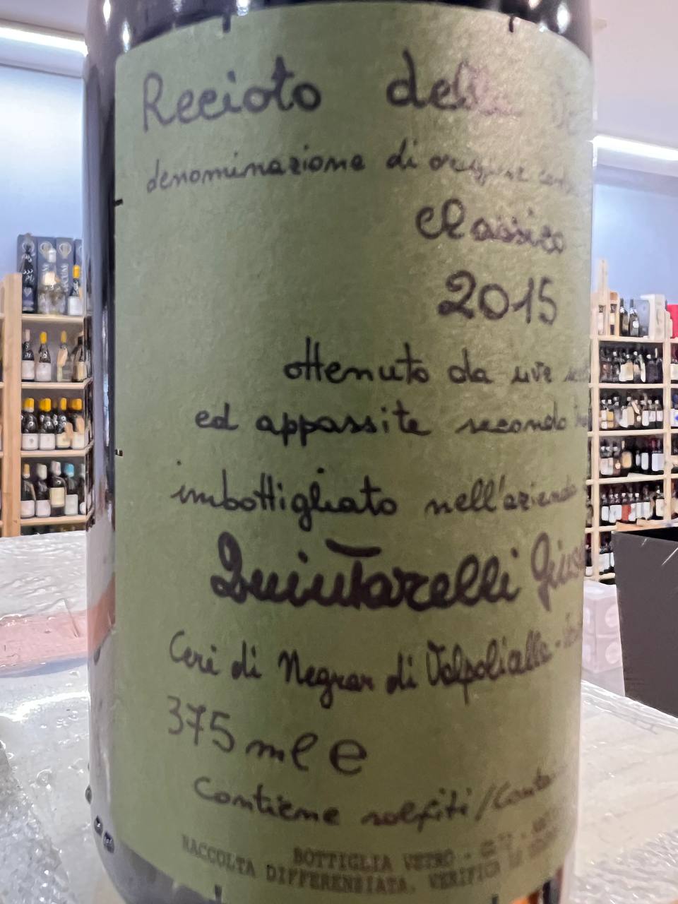 Recioto Classico della Valpolicella 2015 Quintarelli