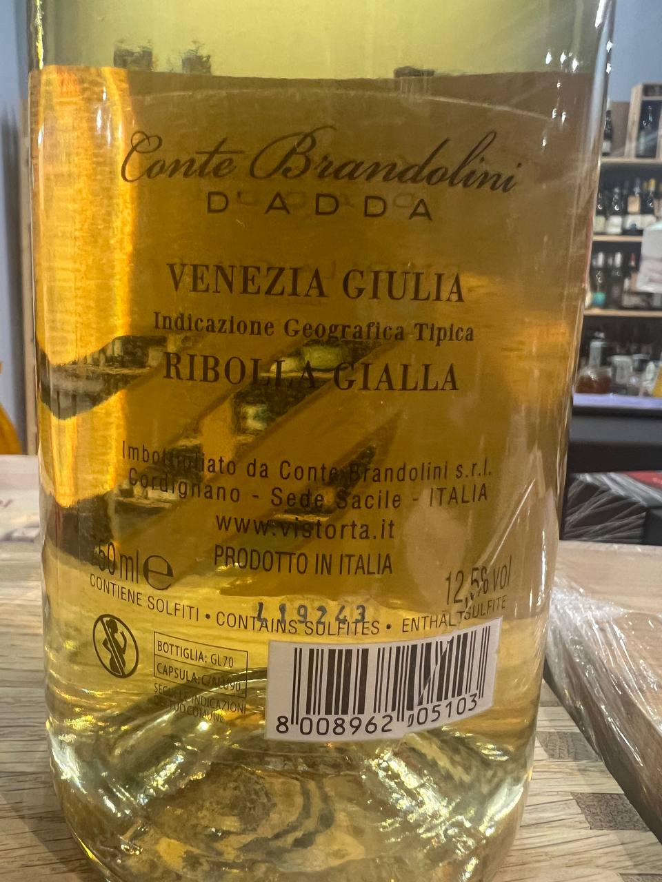 Ribolla Gialla Conte Brandolini D'Adda 2023