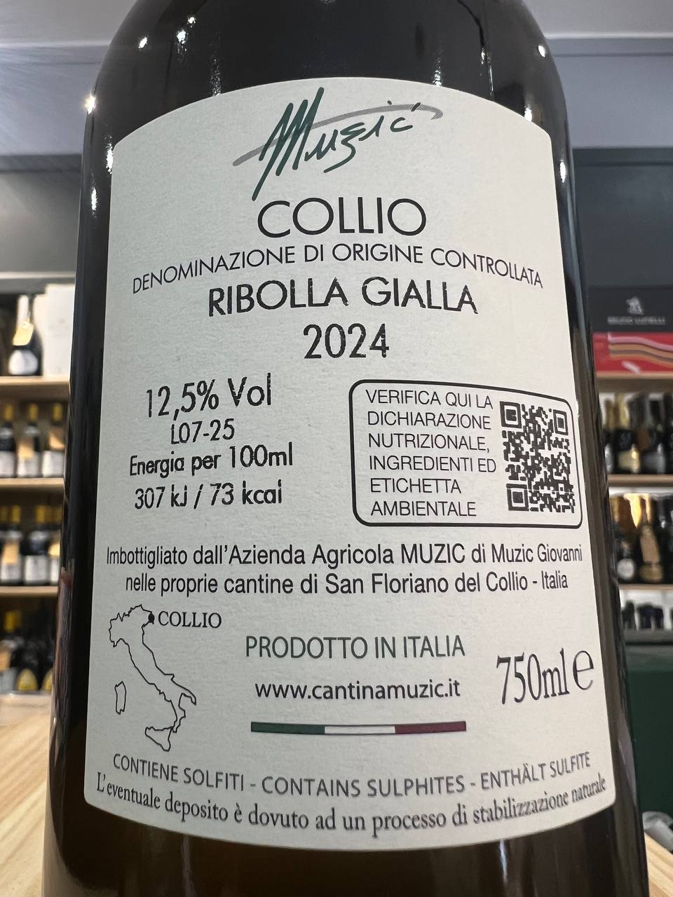 Ribolla Gialla 2024 Collio DOC Muzic