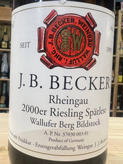 Riesling Spätlese 2000 Wallufer Berg Bildstock