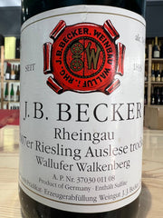 Riesling Auslese Trocken 2007 Wallufer Walkenberg - J.B. Becker