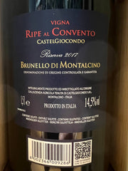 Magnum Ripe Al Convento Brunello di Montalcino Riserva 2017