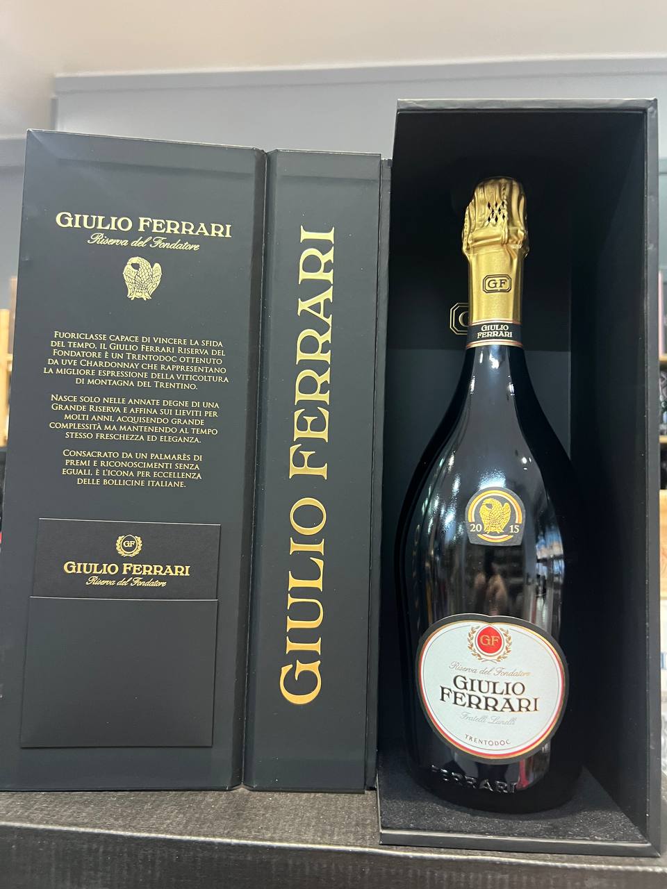 Giulio Ferrari Riserva Del Fondatore 2015 Astucciata