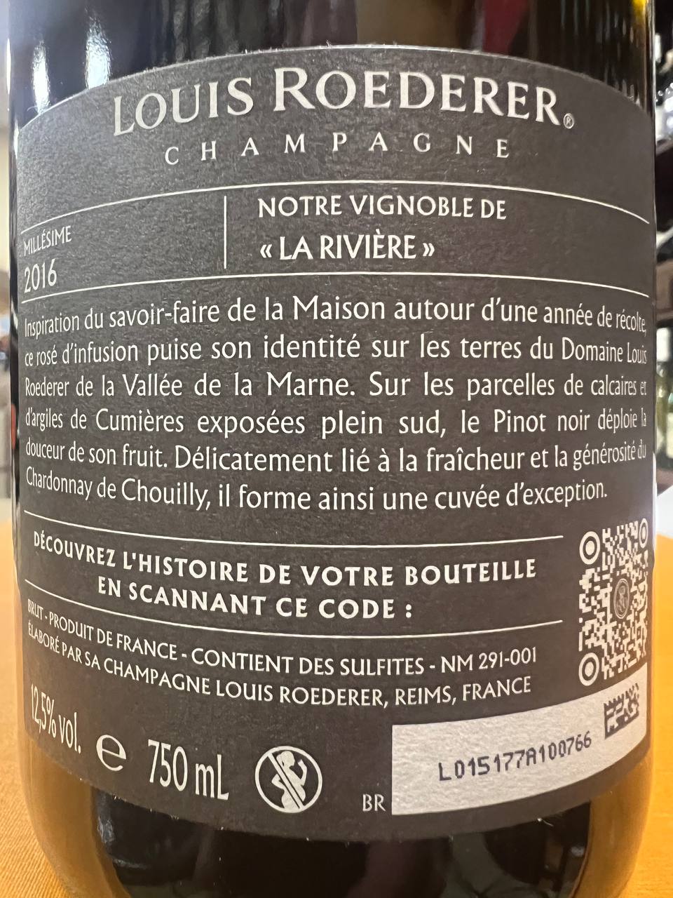 Louis Roederer Rosé Brut Vintage 2016