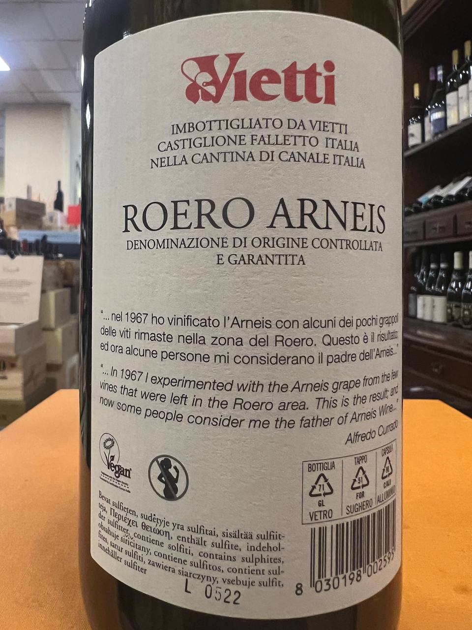 Roero Arneis 2022 DOCG - Vietti