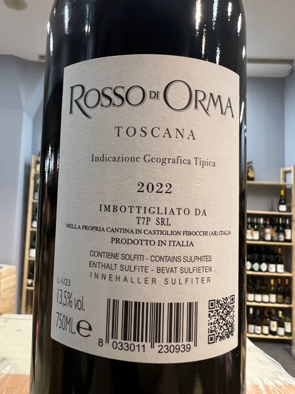 Rosso di Orma 2022 –Tenuta Sette Ponti