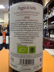Rosso di Montalcino 2020 Poggio di Sotto