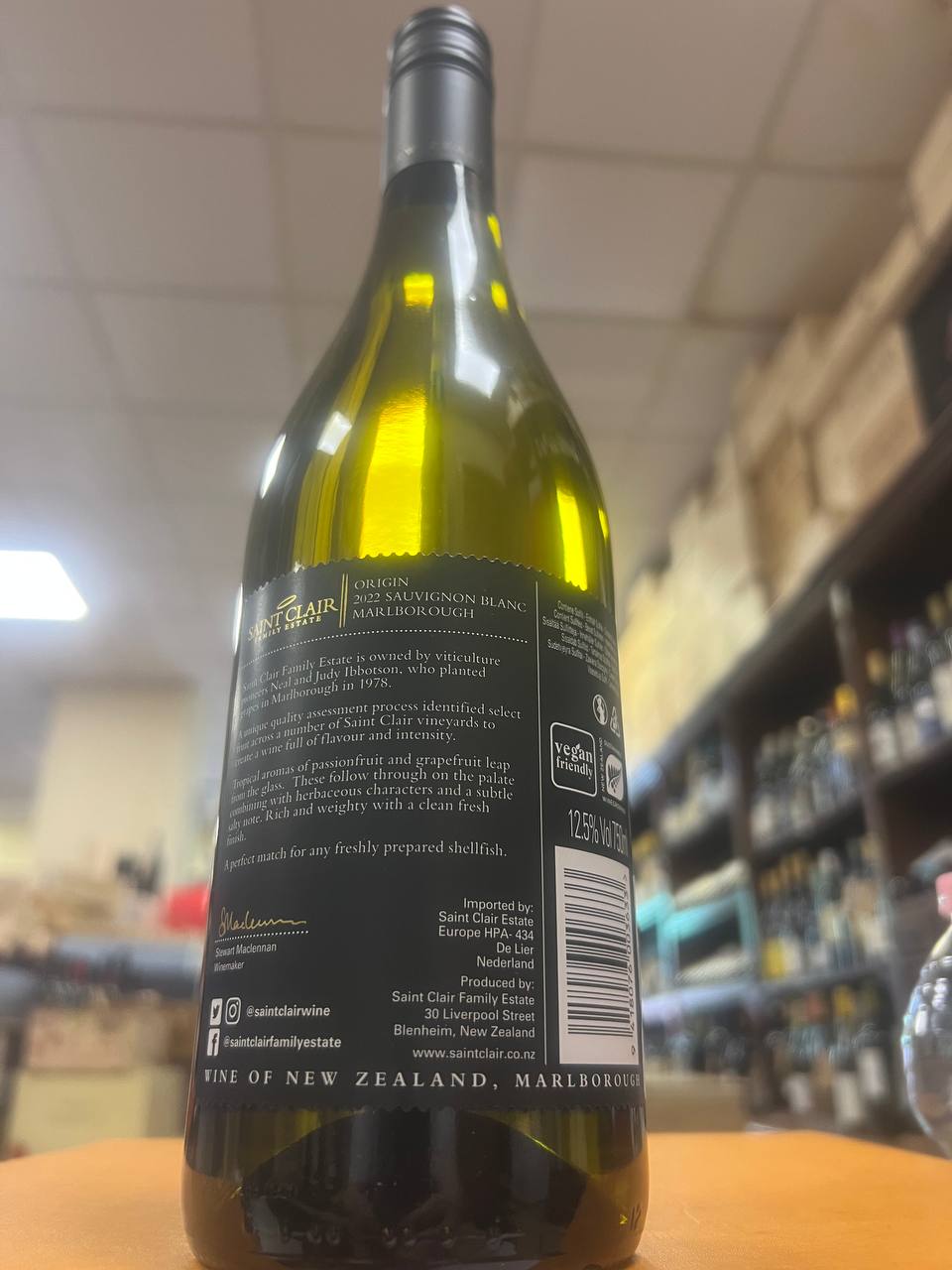 Sauvignon Blanc Origin Saint Clair 2022