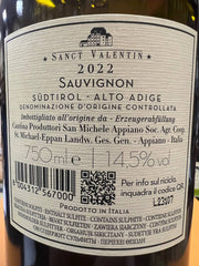 Sanct Valentin Sauvignon 2022 San Michele Appiano