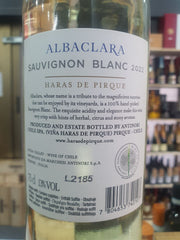 Sauvignon Blanc 2022 Albaclara - Haras de Pirque
