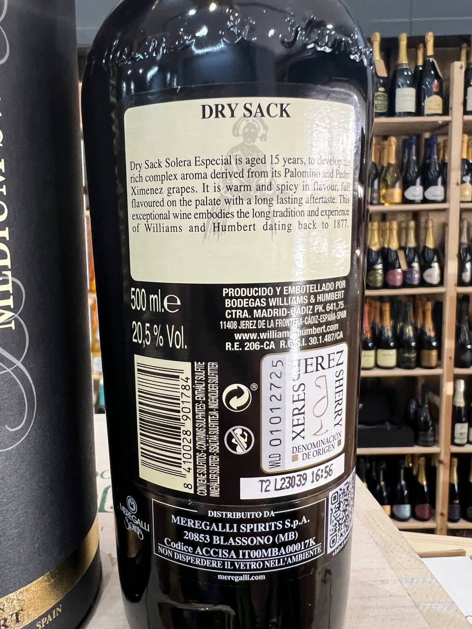 Sherry Oloroso Drysack 15 Years Old- Solera Especial Medium Sweet