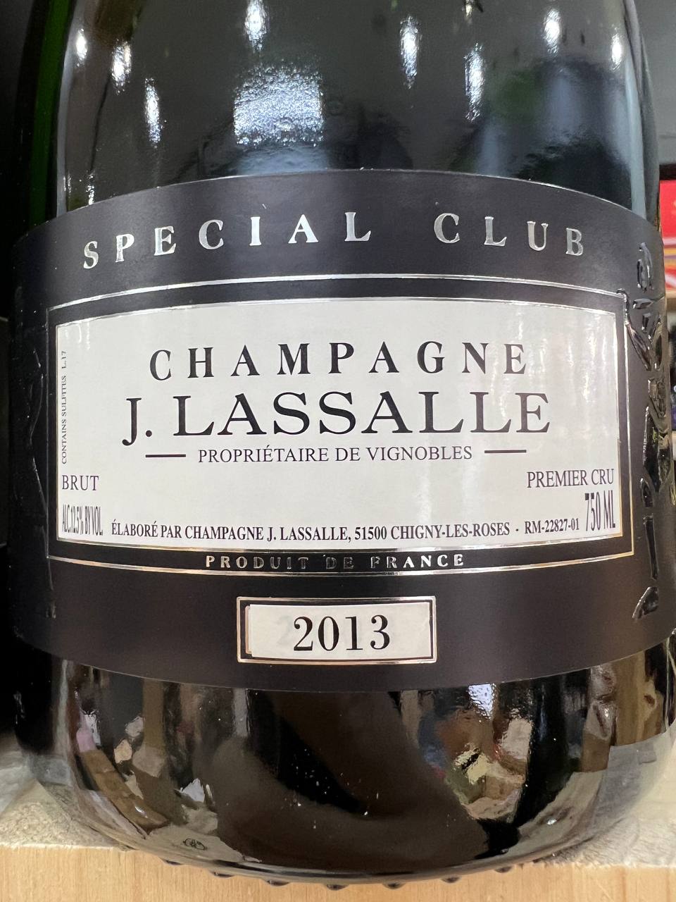 Special Club 2013 J. Lassalle - Champagne Premier Cru