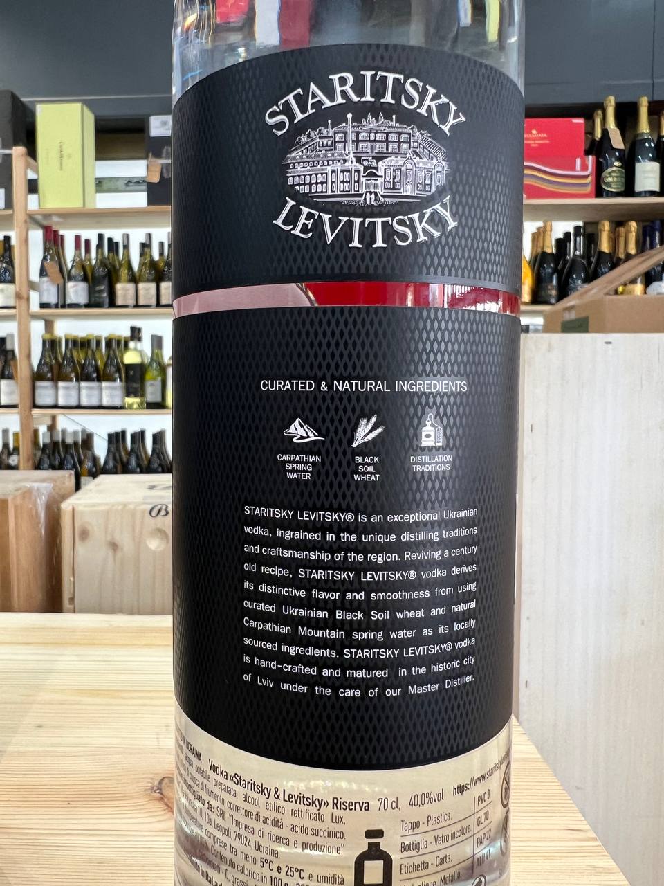 Staritsky Levitsky Vodka Riserva Astucciata