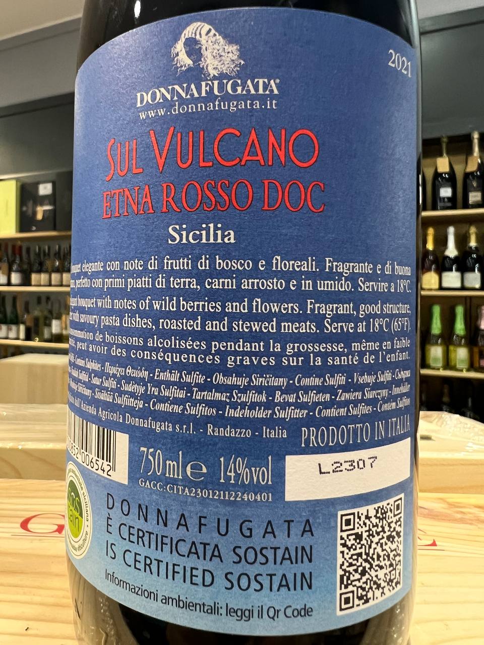 Sul Vulcano 2021 Etna Rosso DOC