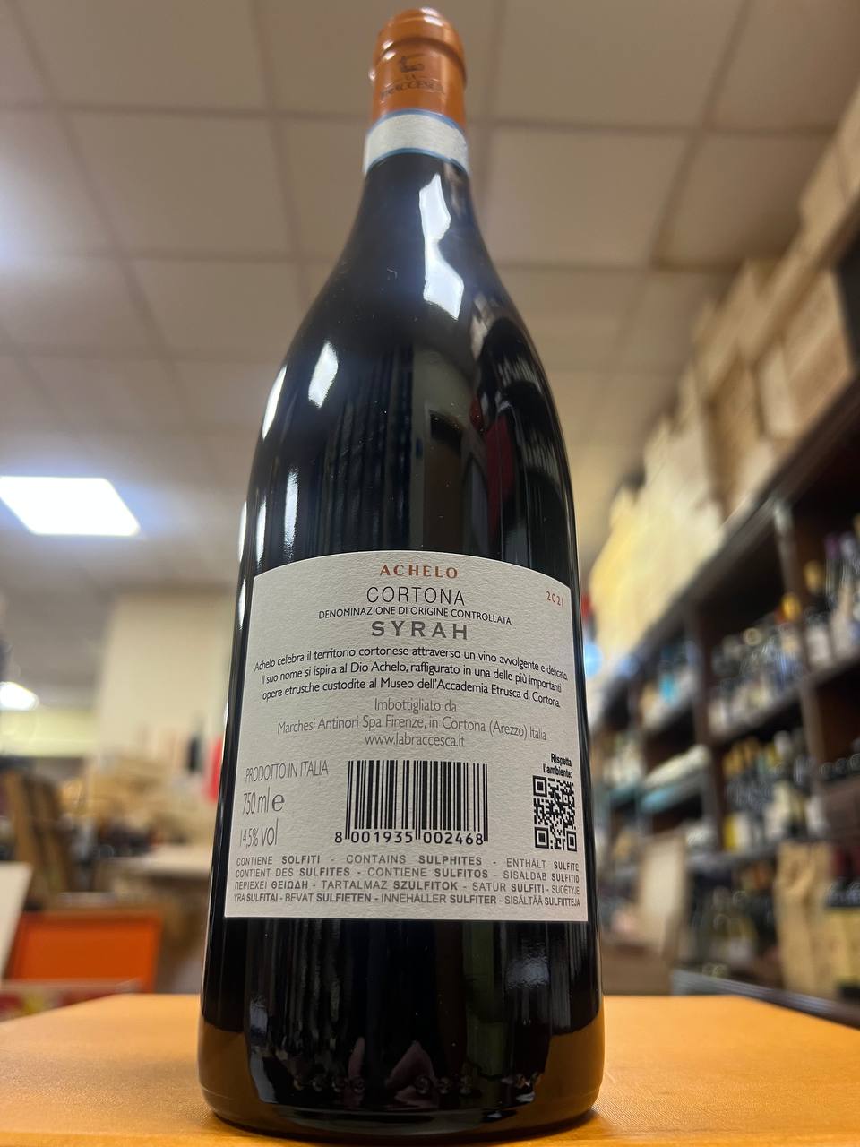 Achelo 2021 Syrah Cortona DOC La Braccesca