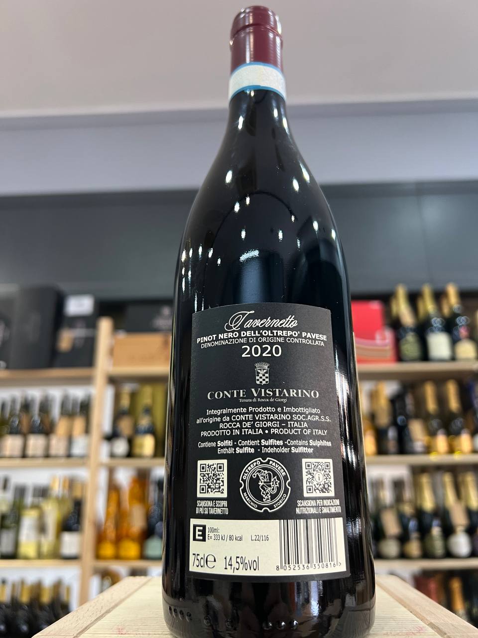 Tavernetto 2020 Pinot Nero  Dell'Oltrepò Pavese