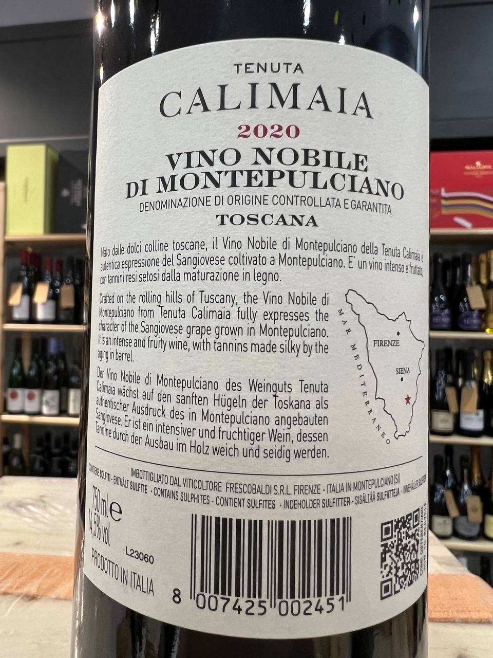 Tenuta Calimaia 2020 Vino Nobile Di Montepulciano DOCG