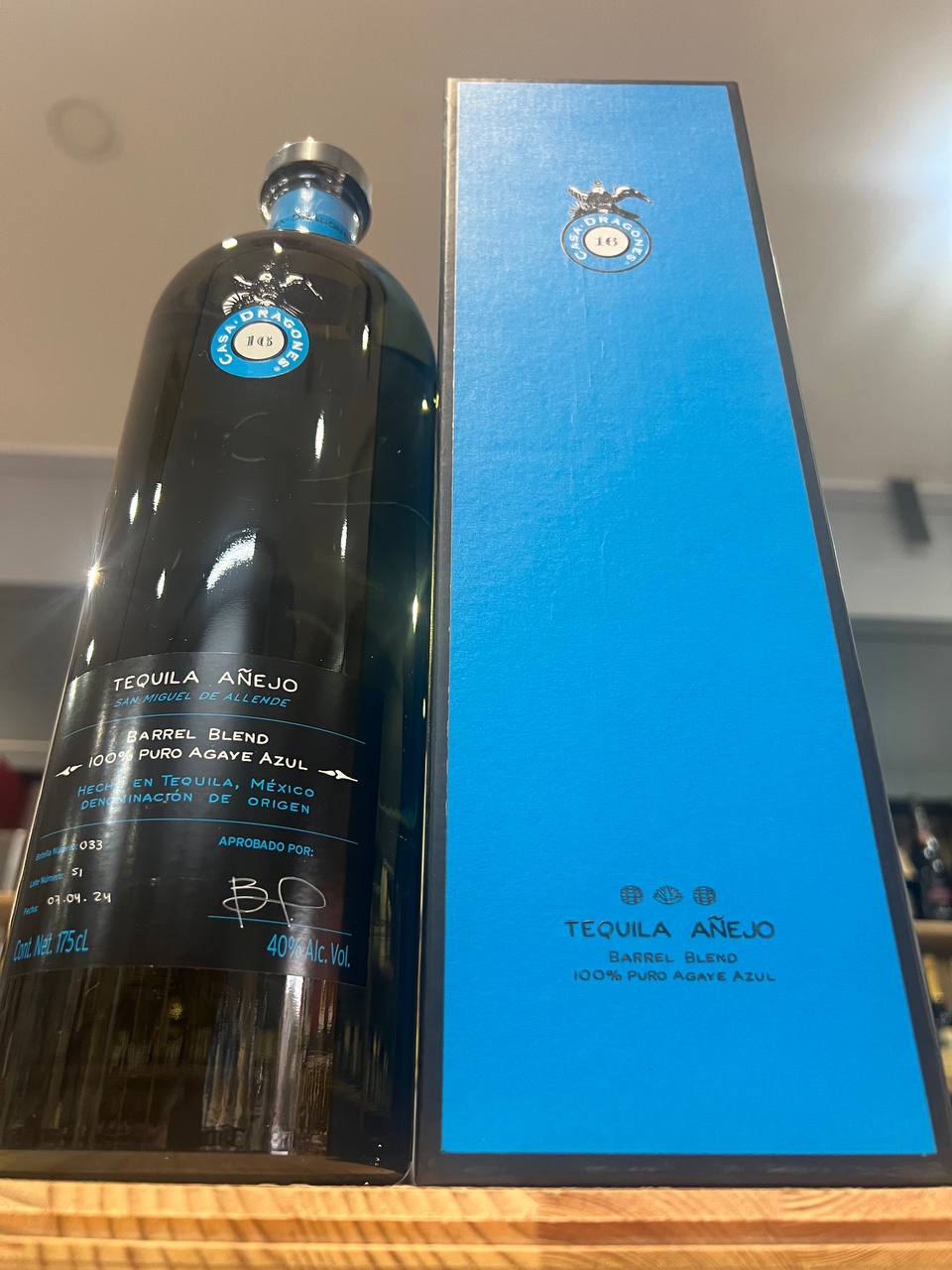 Tequila Casa Dragones Añejo 1,75 litri - Con Confezione