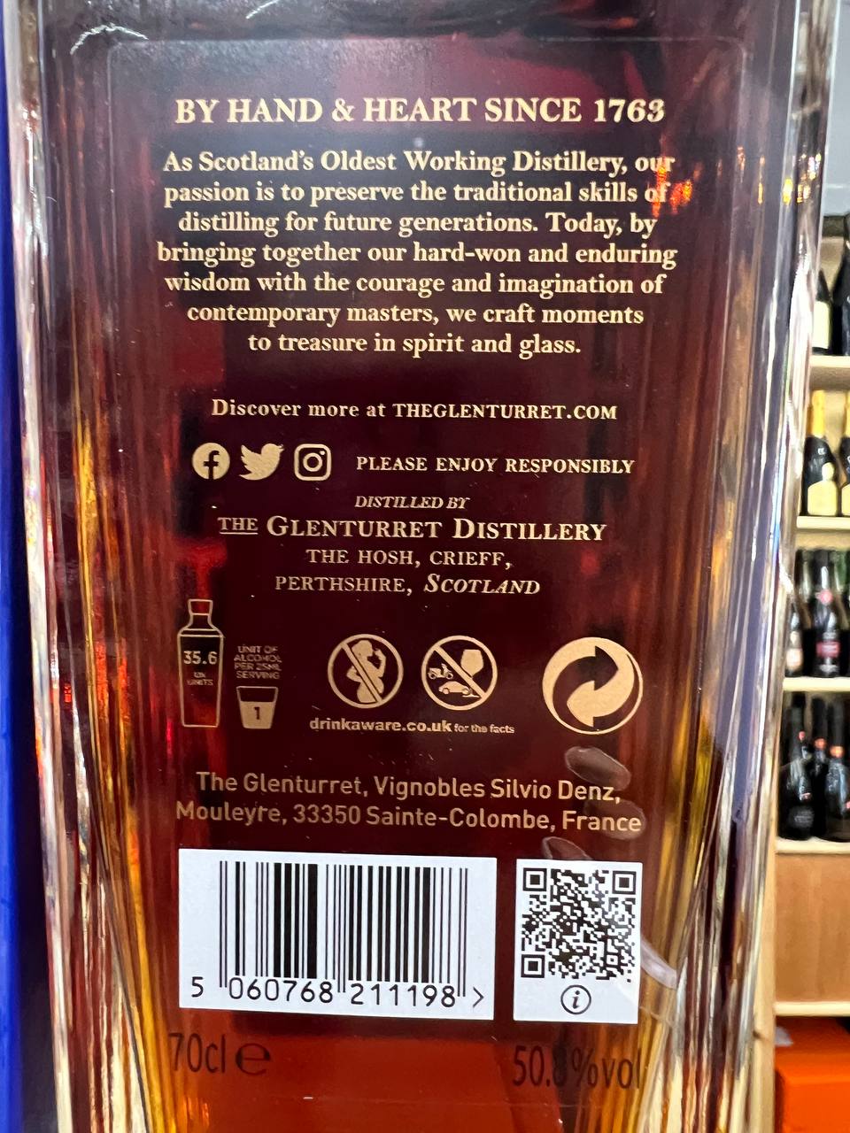 The Glenturret 15 Years Highland Single Malt Scotch Whisky