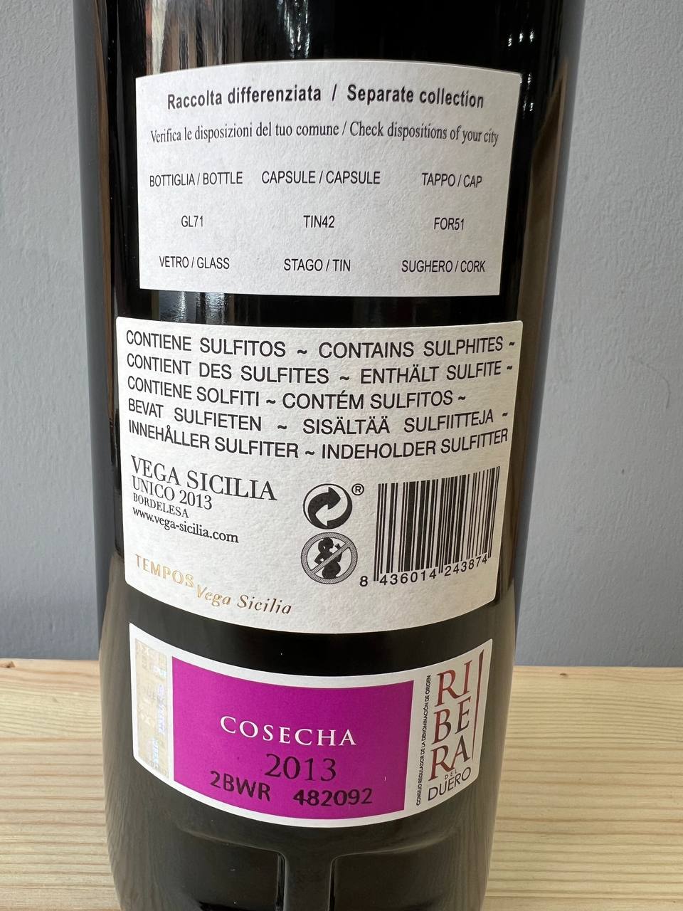 Unico 2013 Vega Sicilia - Ribera Del Duero