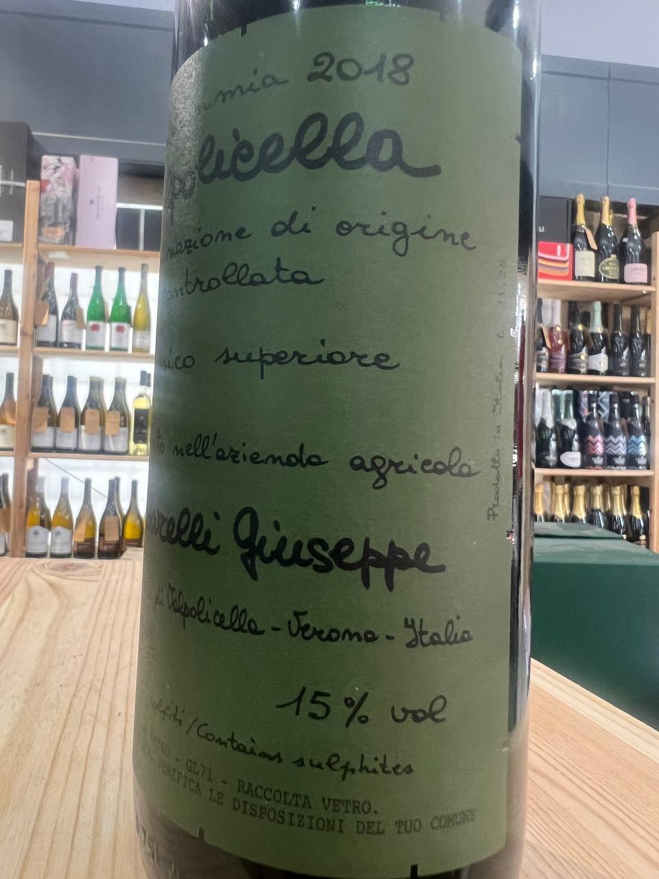 Valpolicella Quintarelli Vendemmia 2018