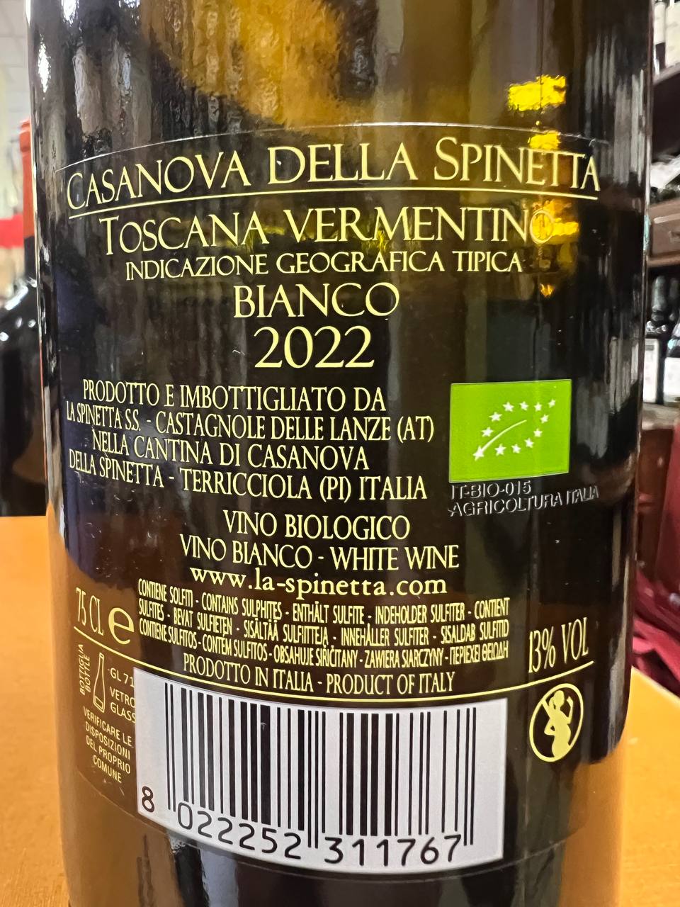 Vermentino 2022 La Spinetta Toscana IGT - Tenuta Casanova