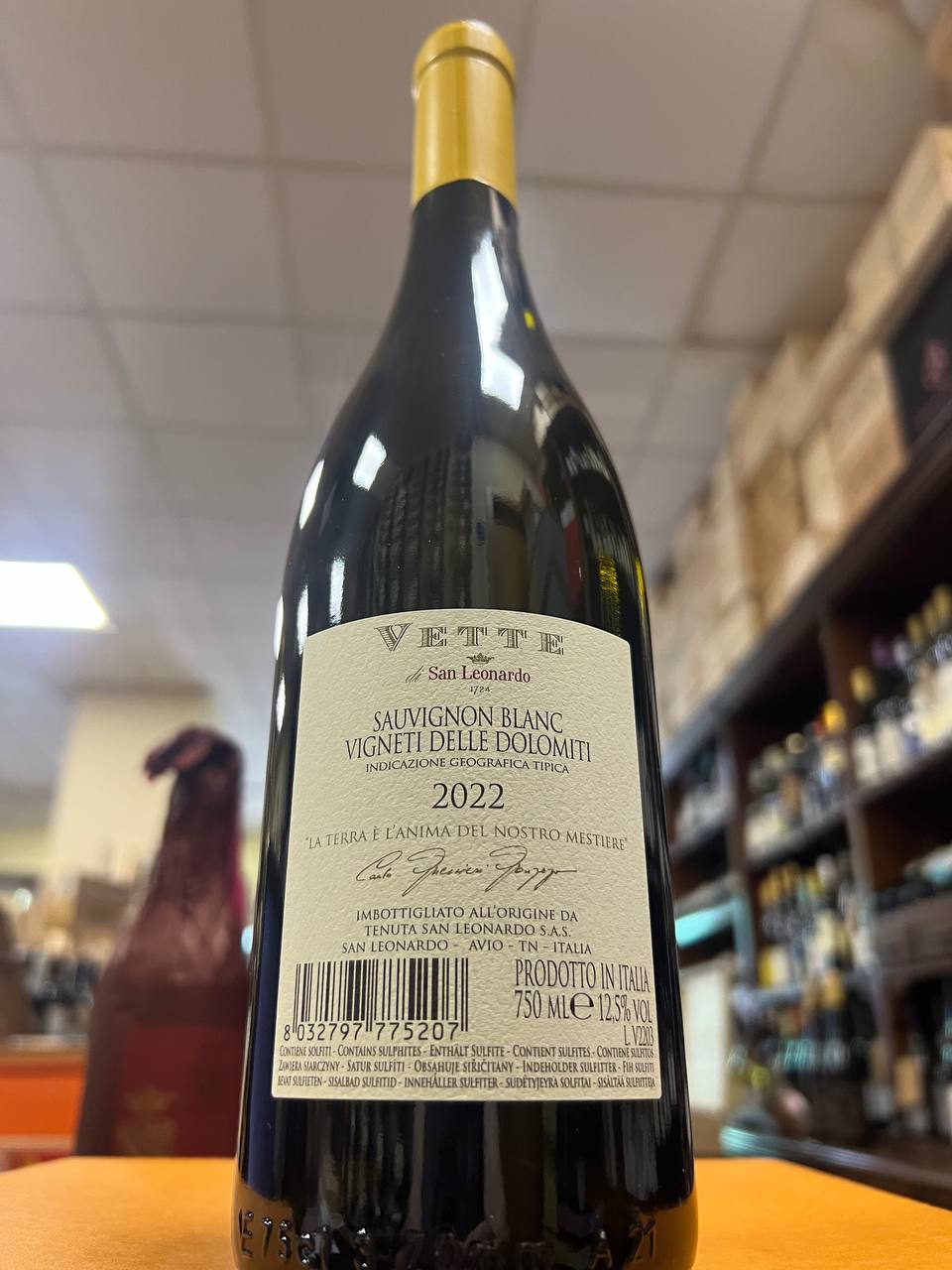 Sauvignon Blanc di San Leonardo Vette 2022