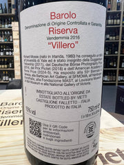Vietti Barolo Riserva Villero 2016