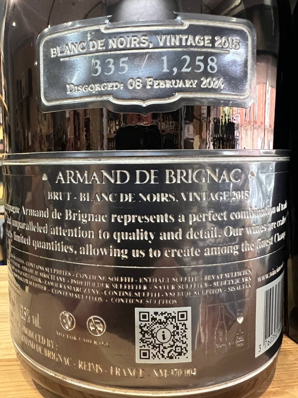 Magnum Blanc de Noirs Vintage 2015  Armand de Brigant - Cofanetto Prestige