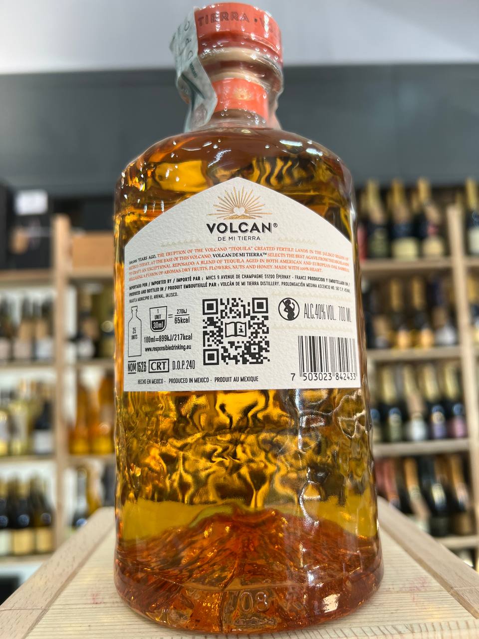 Tequila Volcán  Reposado De Mi Tierra
