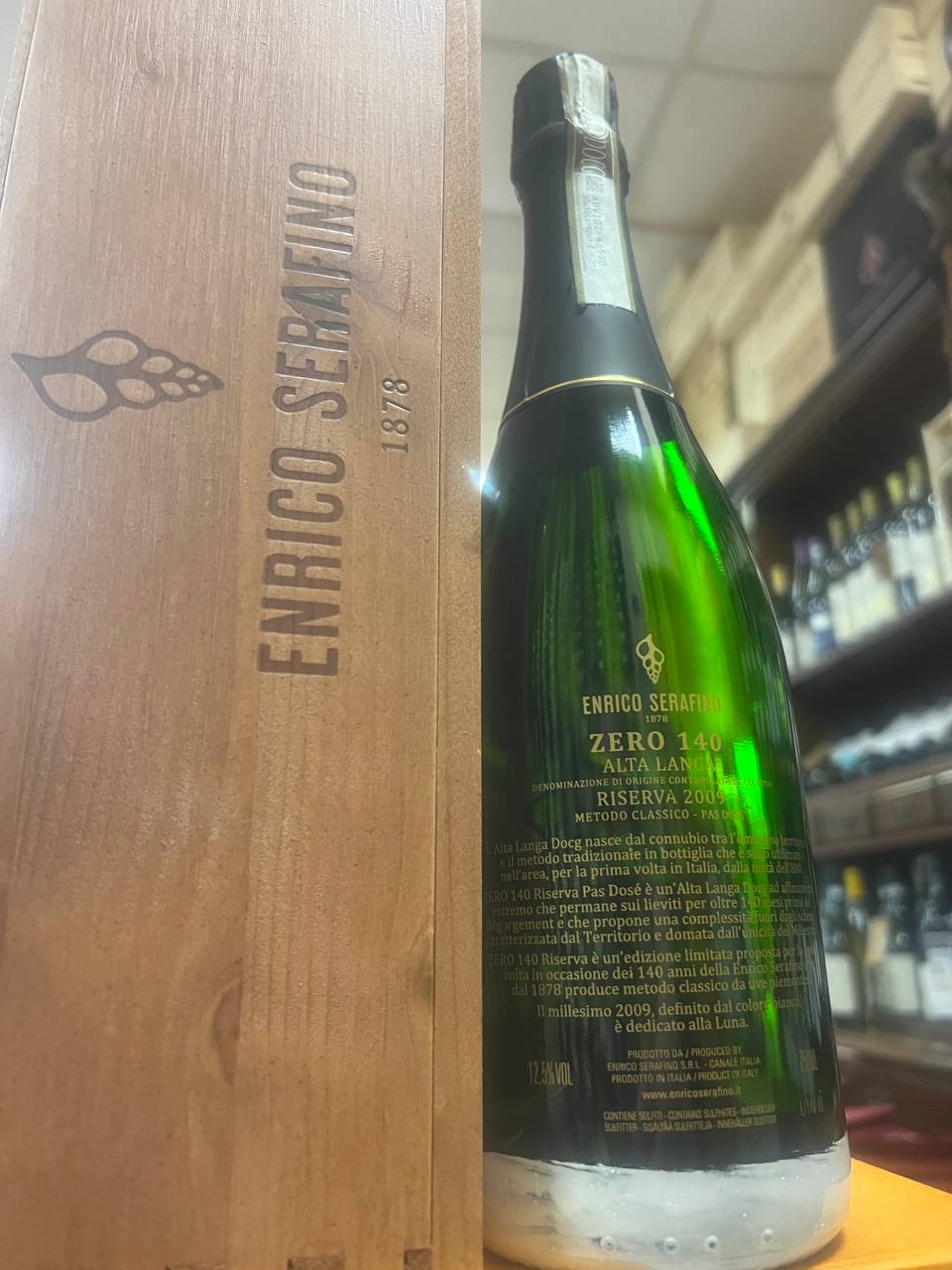 Zero 140 Alta Langa Riserva Pas Dosé 2009 In Cassa Legno