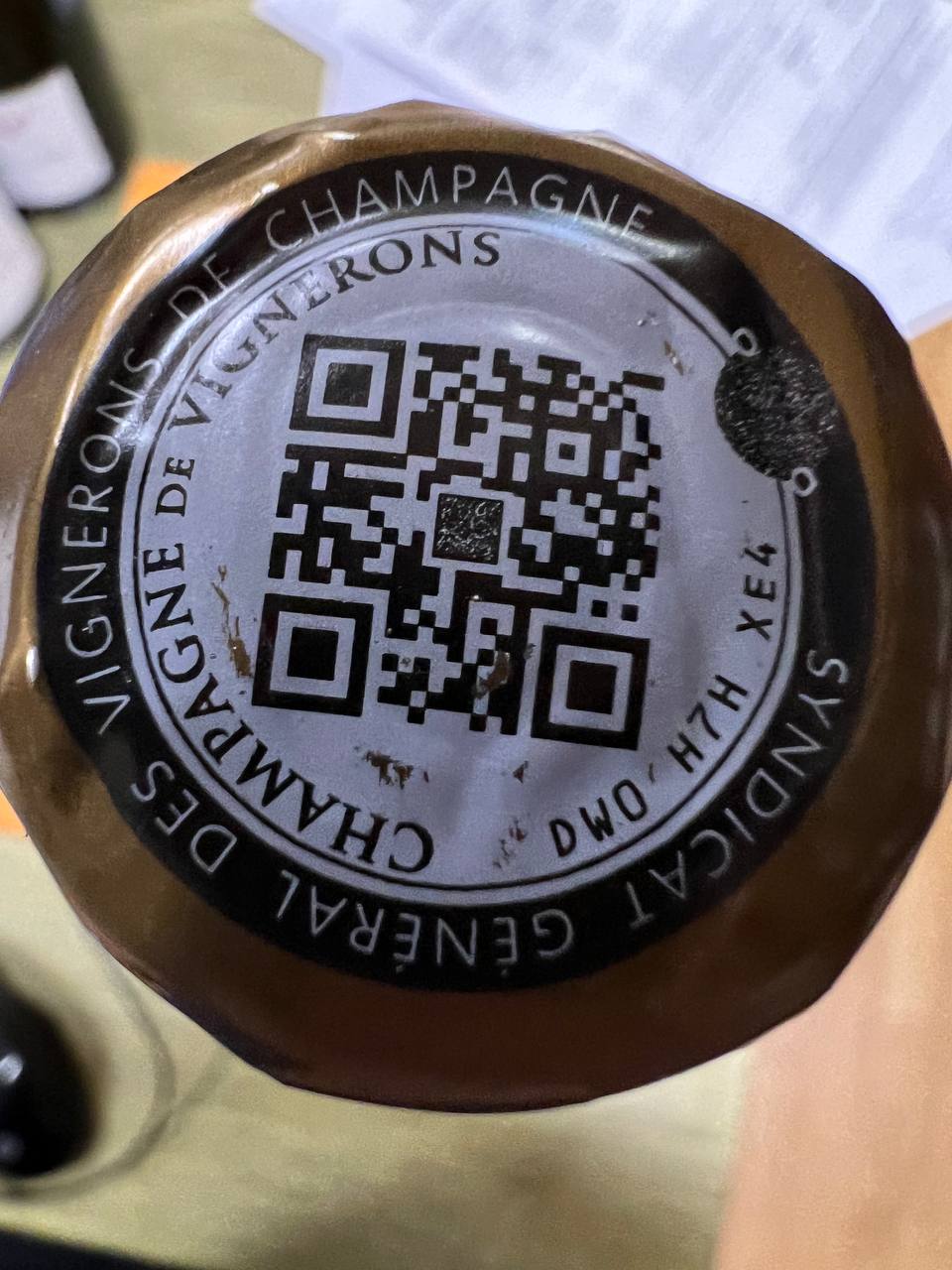 Vinothèque Millésime Champagne Guy Michel & Fils 1998