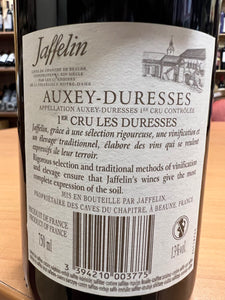 Jaffelin Auxey-Duresses 2017 - 1er Cru Les Duresses