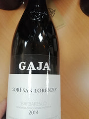 Gaja Barbaresco Sorì San Lorenzo 2014
