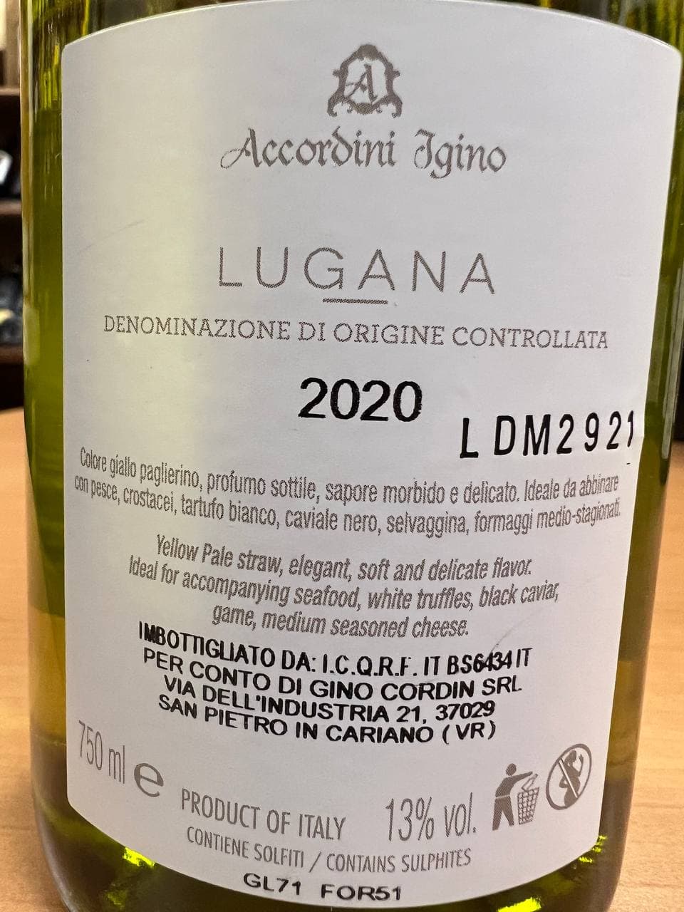 Lion Lugana DOC 2020 Accordini