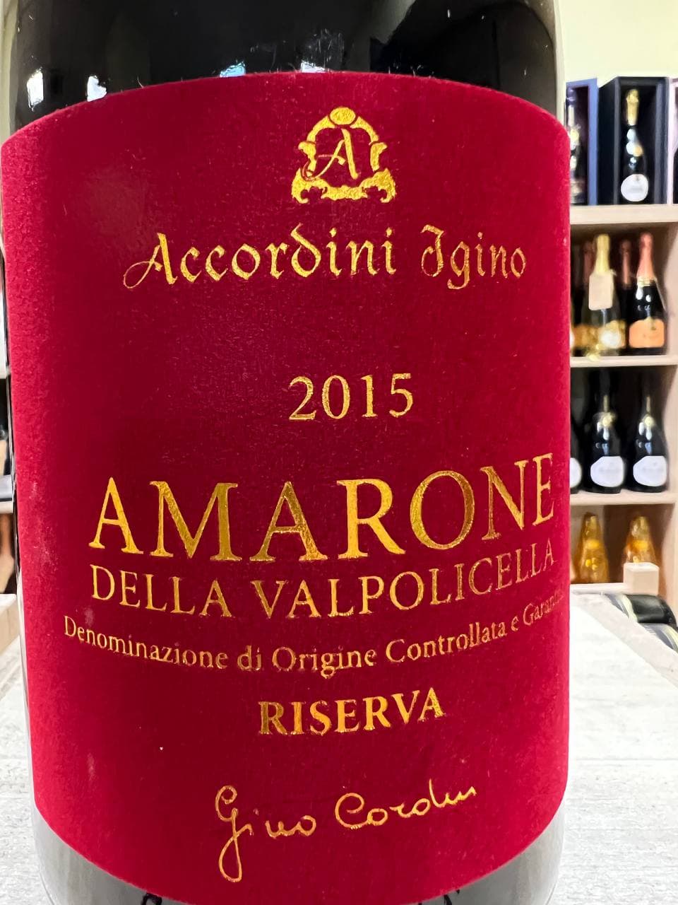 ACCORDINI IGINO AMARONE DELLA VALPOLICELLA RISERVA 2015