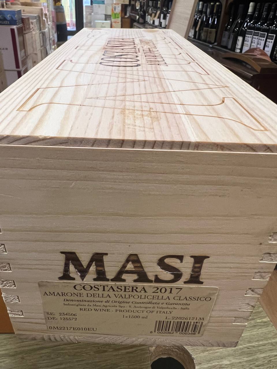 Amarone Classico Masi Magnum Costasera 2017 (cassa legno)