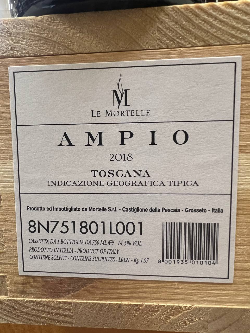 Ampio Delle Mortelle 2018 - Tenuta Delle Mortelle