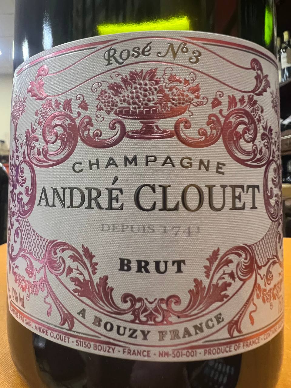 Champagne André Clouet Rosé N. 3 Brut
