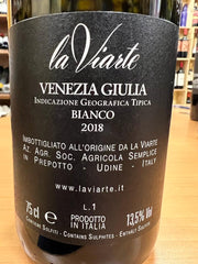 Arteus bianco 2018 La Viarte