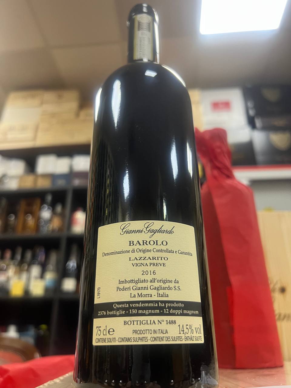 Barolo Lazzarito Vigna Preve 2016 - Poderi Gianni Gagliardo