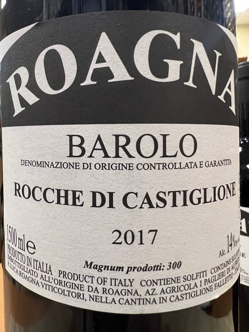 Roagna Barolo Rocche Di Castiglione Magnum 2017