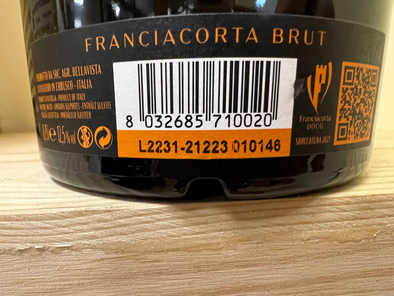 Franciacorta Bellavista Brut Grande Cuvée Alma