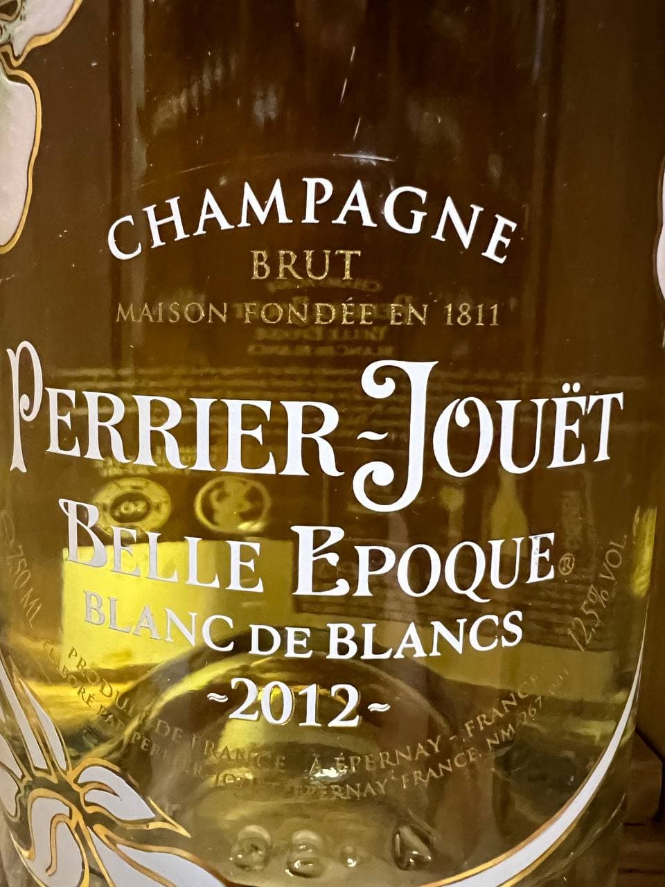 Champagne  "Belle Epoque" 2012 Blanc de Blancs Perrier-Jouet