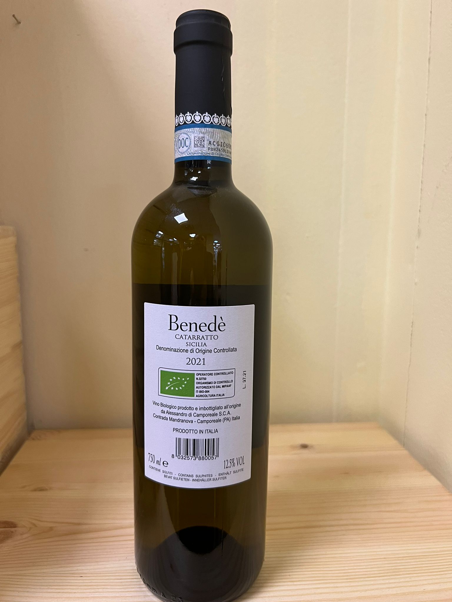 Benedè Catarratto DOC Sicilia BIO