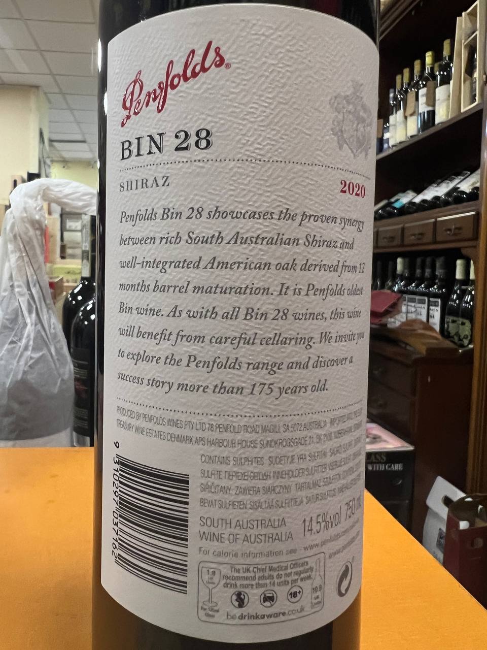 Penfolds Bin 28 2020 Shiraz Penfolds